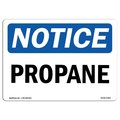 Signmission Safety Sign, OSHA Notice, 3.5" Height, 5" Width, Propane Sign, Landscape, 10PK OS-NS-D-35-L-17892-10PK